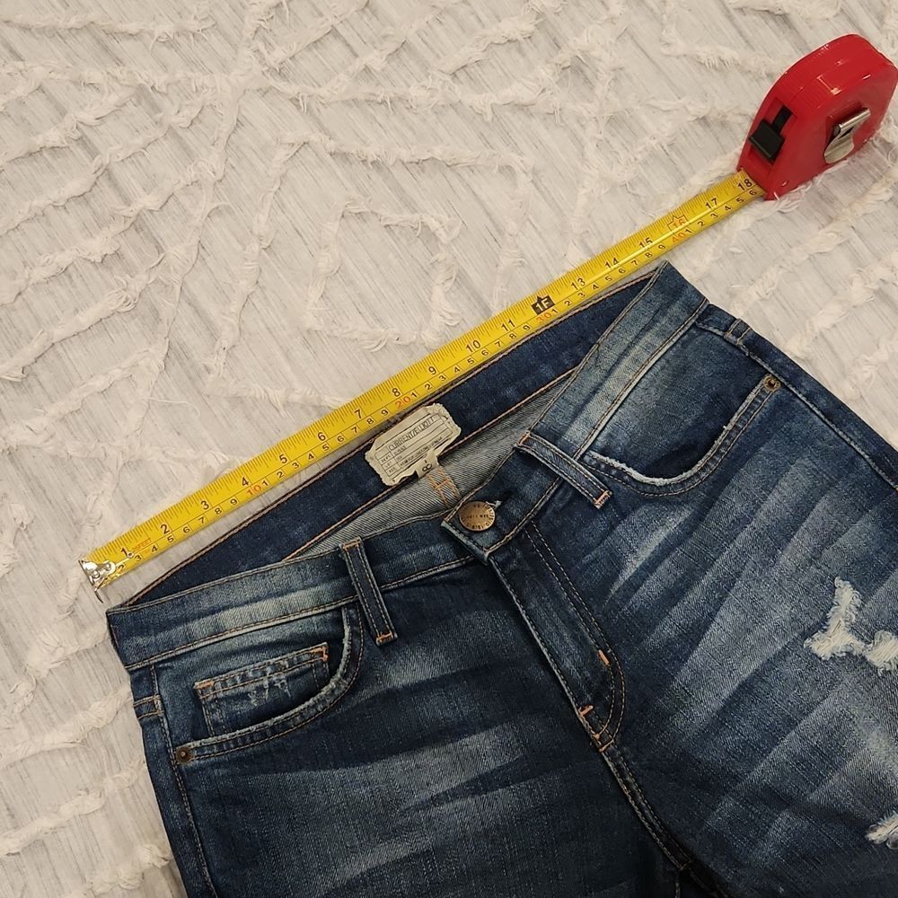 Medium wash current elliott "the Stiletto Bennett destroy" skinny jeans size 28! - Picture 6 of 10